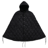 MILITARY DOWN CAPE - BLACK X BLACK - CPML-1