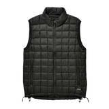 MOUNTAIN VEST - HI NECK ZIP - BLACK - 002ZXMT-800
