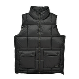 MOUNTAIN VEST - HIGH NECK VOLUME PACKABLE - BLACK - 002VZMT