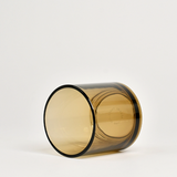 GLASS TUMBLER 85MM - AMBER