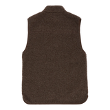 WOOL FLEECE VEST - COWBOY