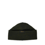 WOOL WATCH CAP - LODEN/DARK NAVY MIX