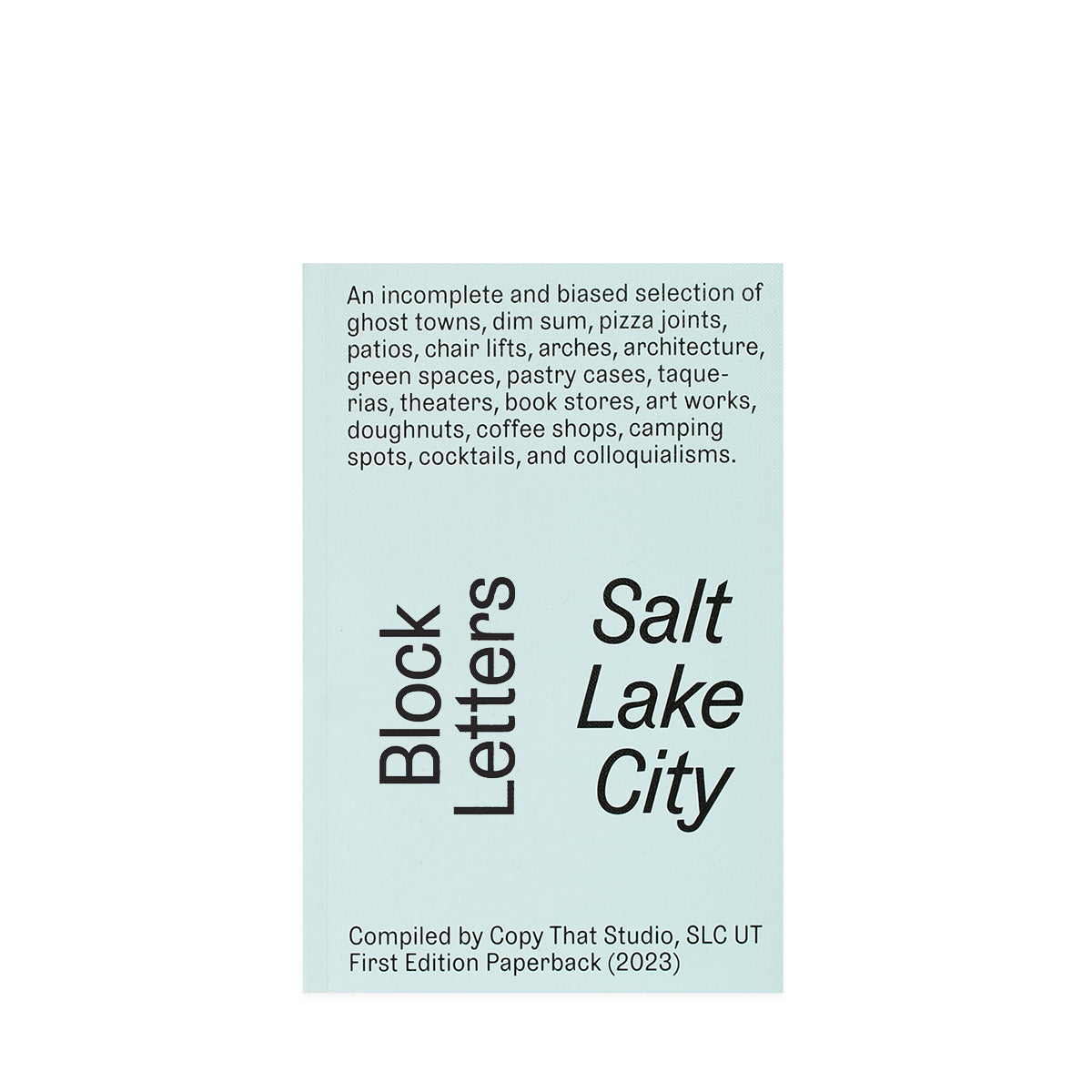 COPY THAT - BLOCK LETTERS - SALT LAKE CITY
