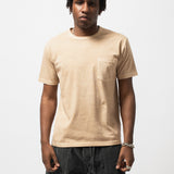 POCKET TEE WASHED (WV79531) - BEIGE (133)