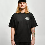 WORKER TEE - BLACK/WHITE