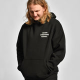WORKER HOODIE - BLACK