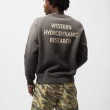 RAGLAN WORKER CREW - WASHED BLACK