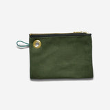 CANVAS ZIP WALLET - DRAB