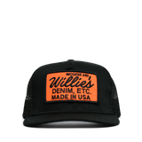 TRUCKER HAT - DENIM ETC - BLACK