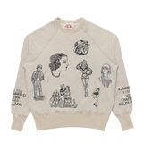 DUFFLE CREWNECK - TINTED OATMEAL GREY