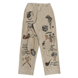 DUFFLE PANT - FADED BEIGE