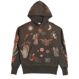 FOLK HOODIE - OLIVE BROWN