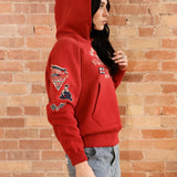 SERVICE HOODIE - VINTAGE RED