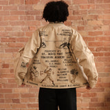 DUFFLE CHORE JACKET - FADED BEIGE