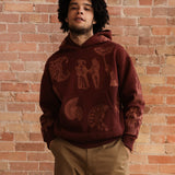 BALLROOM HOODIE - VINTAGE MAROON