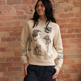 DUFFLE CREWNECK - TINTED OATMEAL GREY