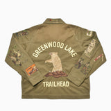 TRAIL ZIP JACKET - ARMY GREEN