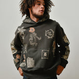 JARDIN HOODIE - FADED BLACK