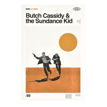 SANDGRAIN STUDIO - MOVIE PRINT - BUTCH CASSIDY & THE SUNDANCE KID