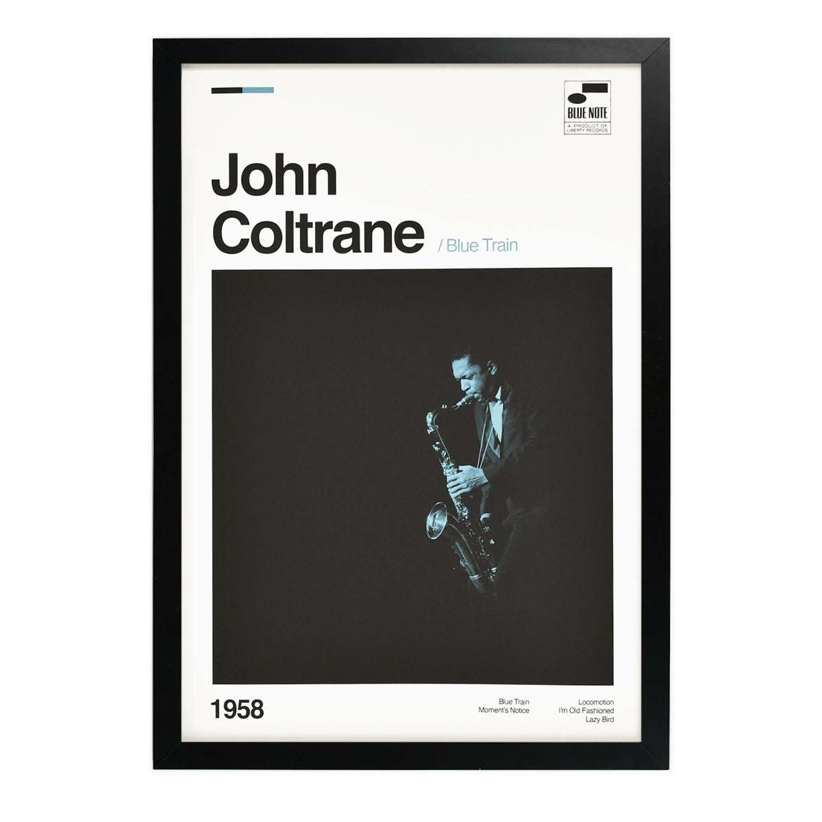 SANDGRAIN STUDIO - MUSIC PRINT - JOHN COLTRANE