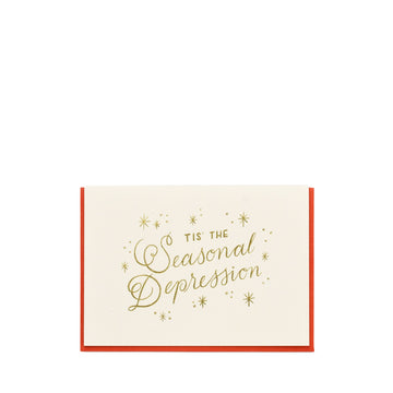 HALF PINT STUDIO - GREETING CARD - SEASONAL DEPRESSION