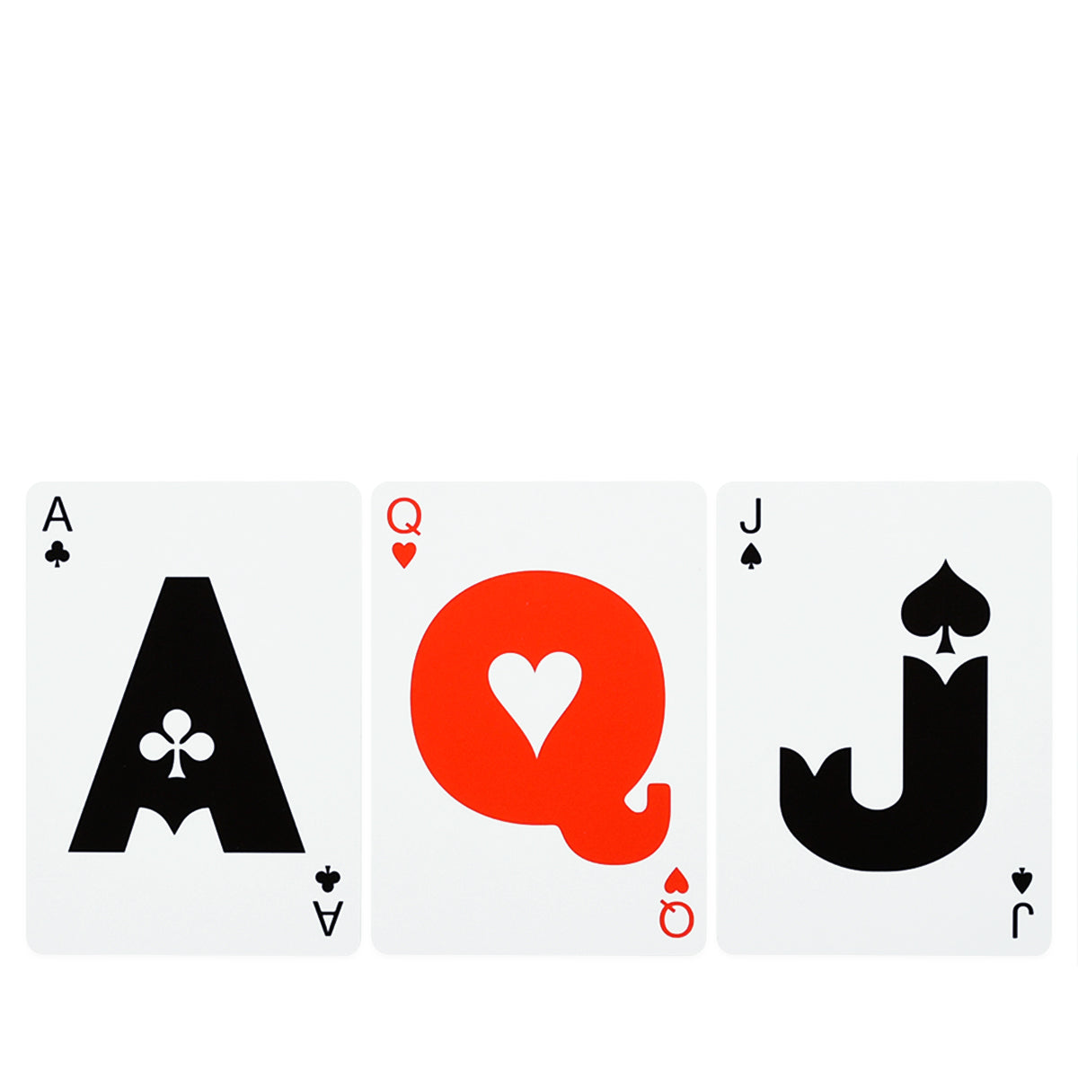 ART OF PLAY - PLAYING CARDS - JUST TYPE - EDITION 2