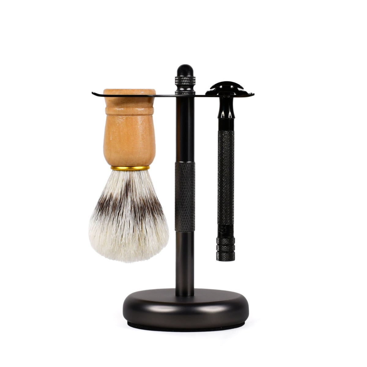 PURE BADGER - SHAVE STAND - BLACK