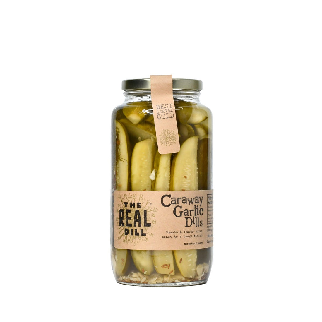 THE REAL DILL - CARAWAY GARLIC PICKLES