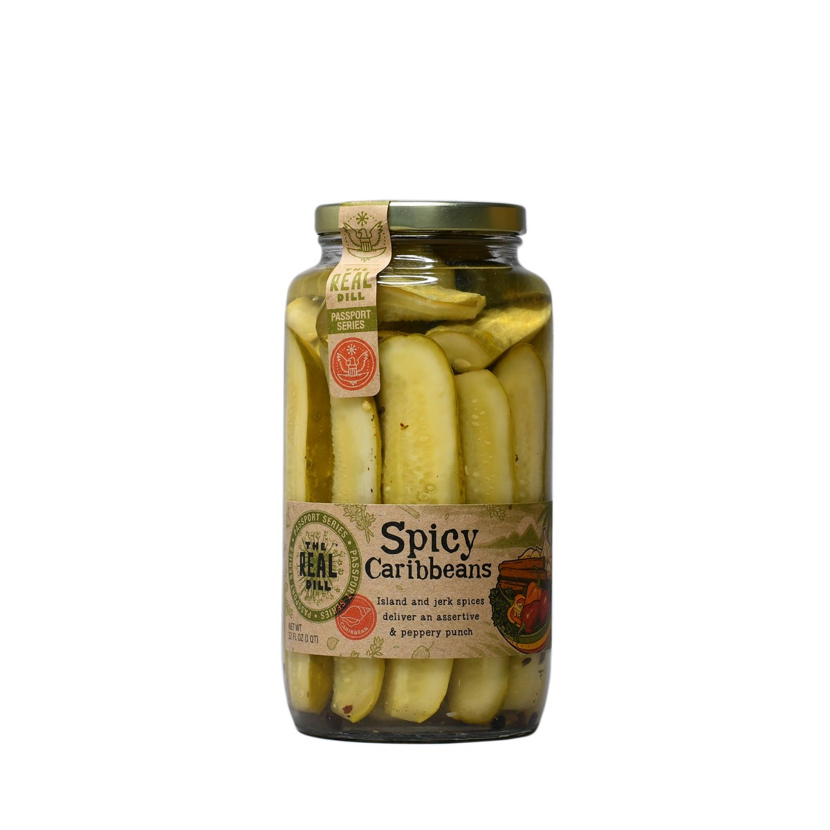 THE REAL DILL - SPICY CARIBBEANS PICKLES