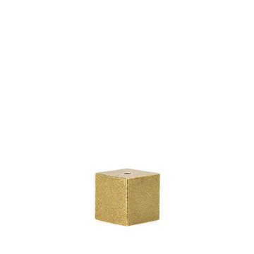 INCENSE HOLDER - GOLD CUBIC - TS121