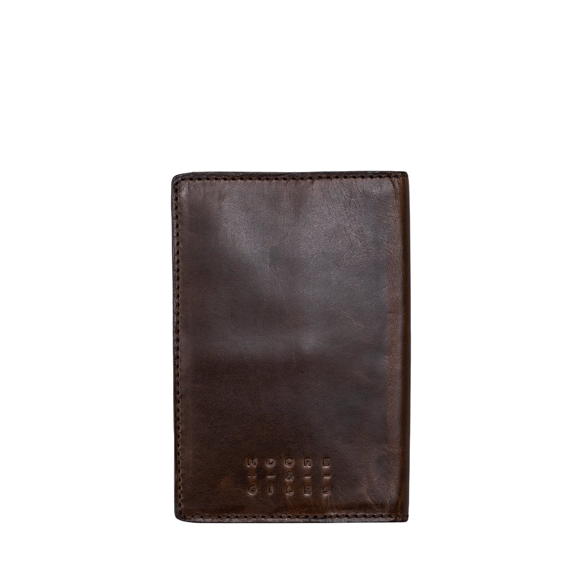 MOORE & GILES PASSPORT WALLET BROMPTON BROWN CURRICULUM