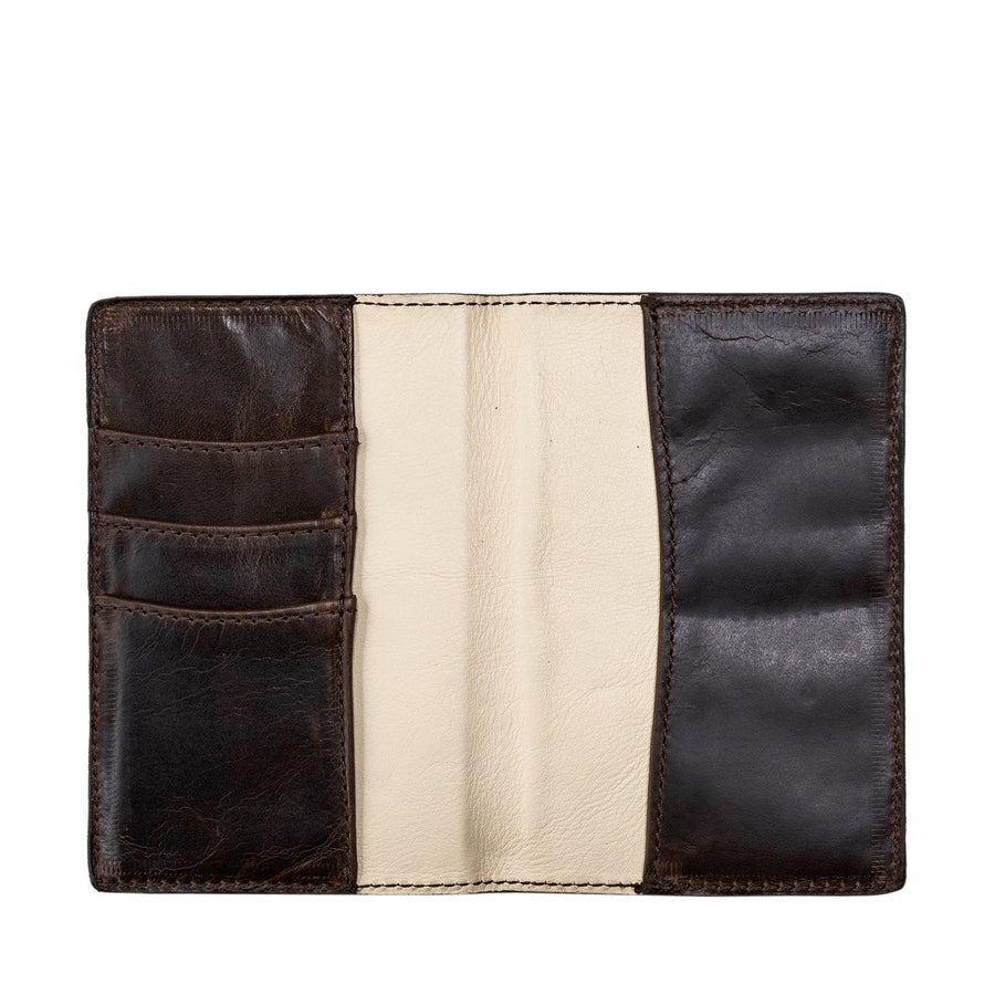 MOORE & GILES PASSPORT WALLET BROMPTON BROWN CURRICULUM