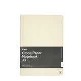A5 HARDCOVER NOTEBOOK - STONE - LINED