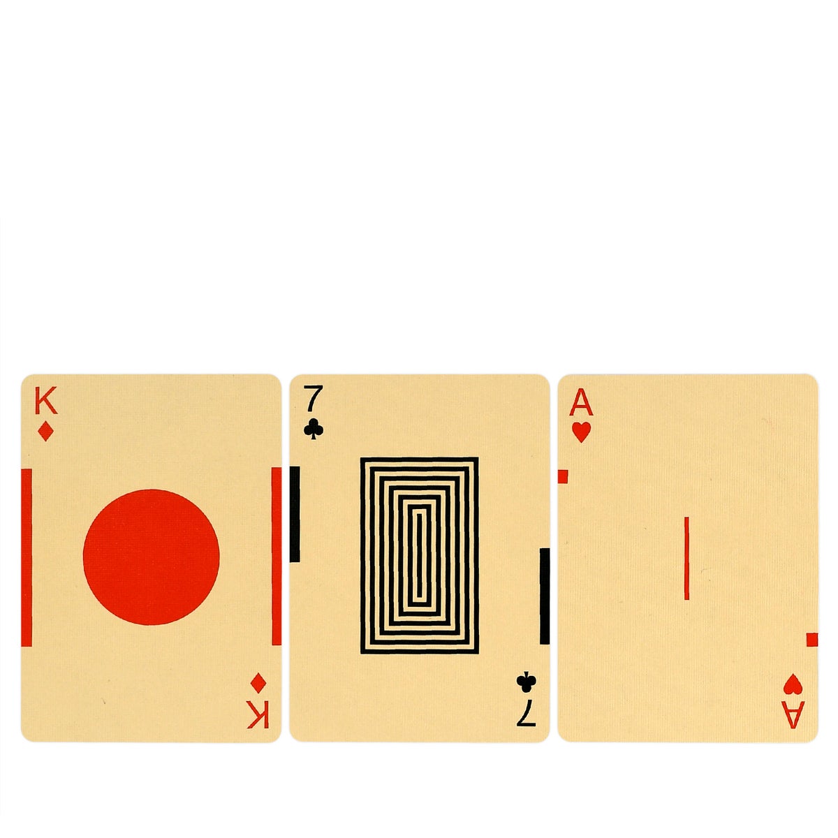 ART OF PLAY - PLAYING CARDS - EAMES DECK - RED