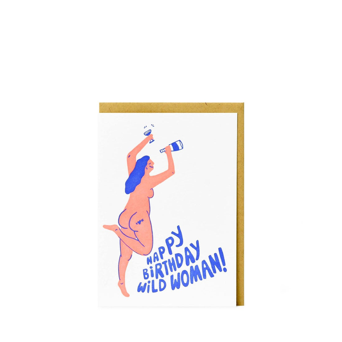 HALF PINT STUDIO - GREETING CARD - WILD WOMAN