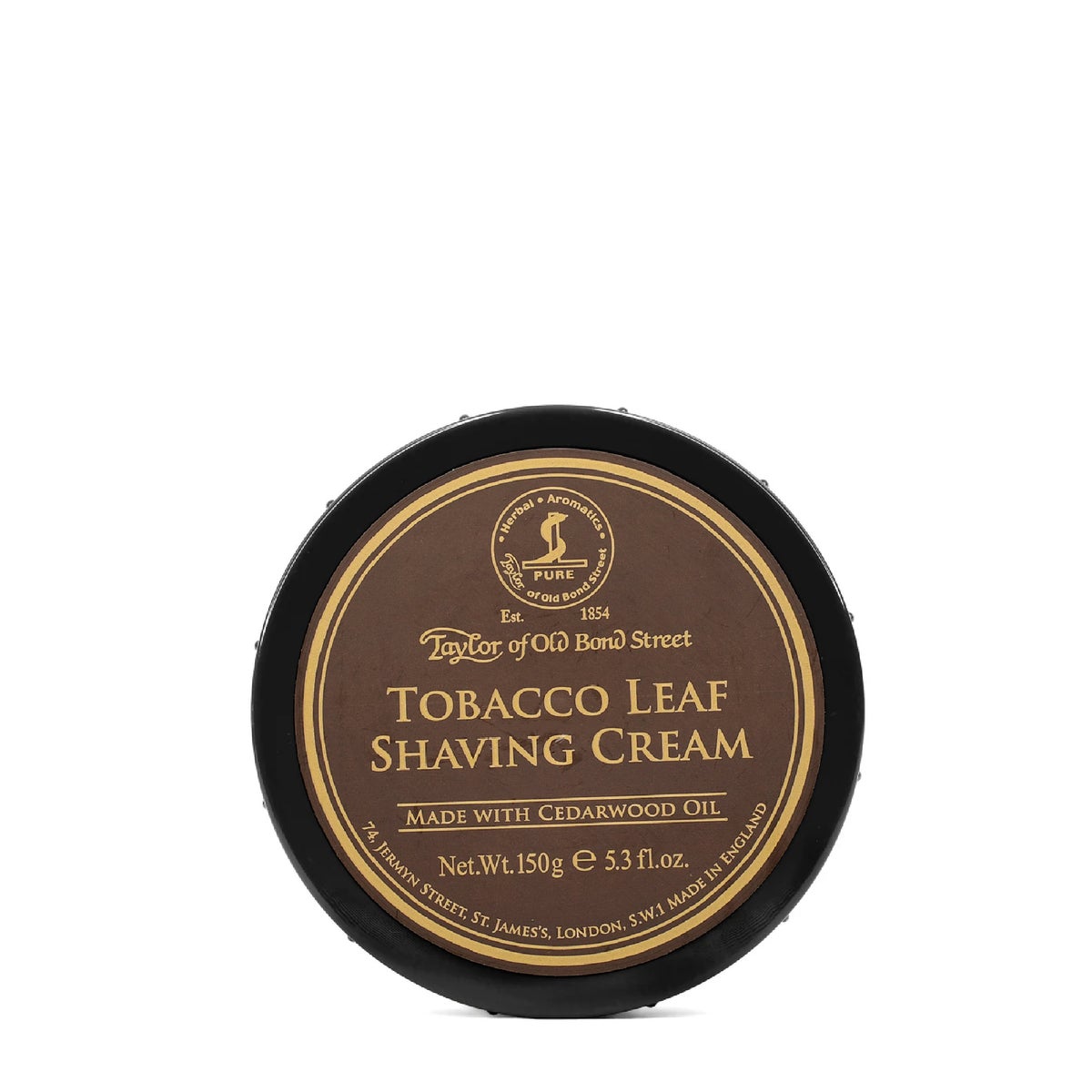 taylor of old bond street tobacco leaf aftershave 50ml isomethyl ionone) Does not contain parabens. SHAVE CREAM - TOBACCO LEAF